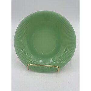 Vintage Green Depression Glass Plate Anchor Hocking